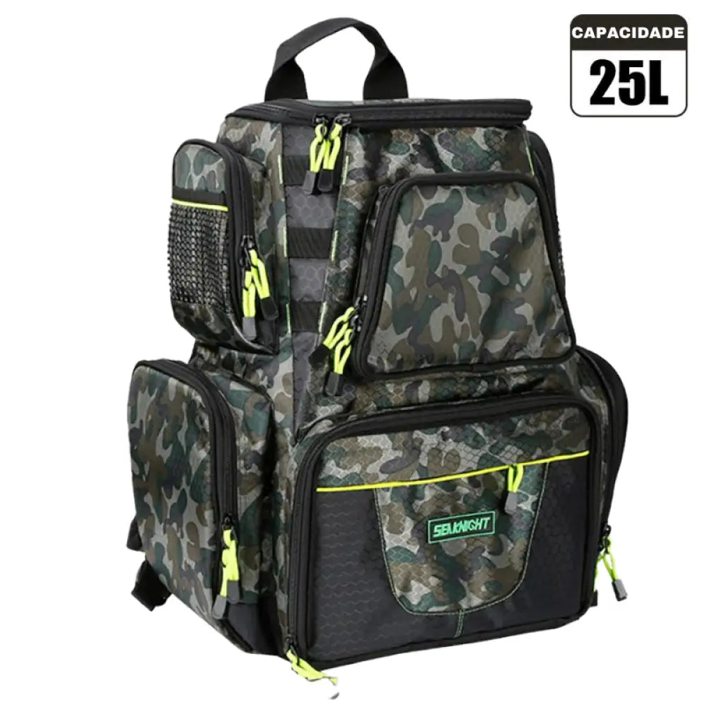 Mochila de Pesca de Grande Armazenamento - 7L / 25L