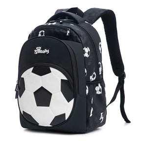 Mochila Escolar Bola de Futebol - Impermeável