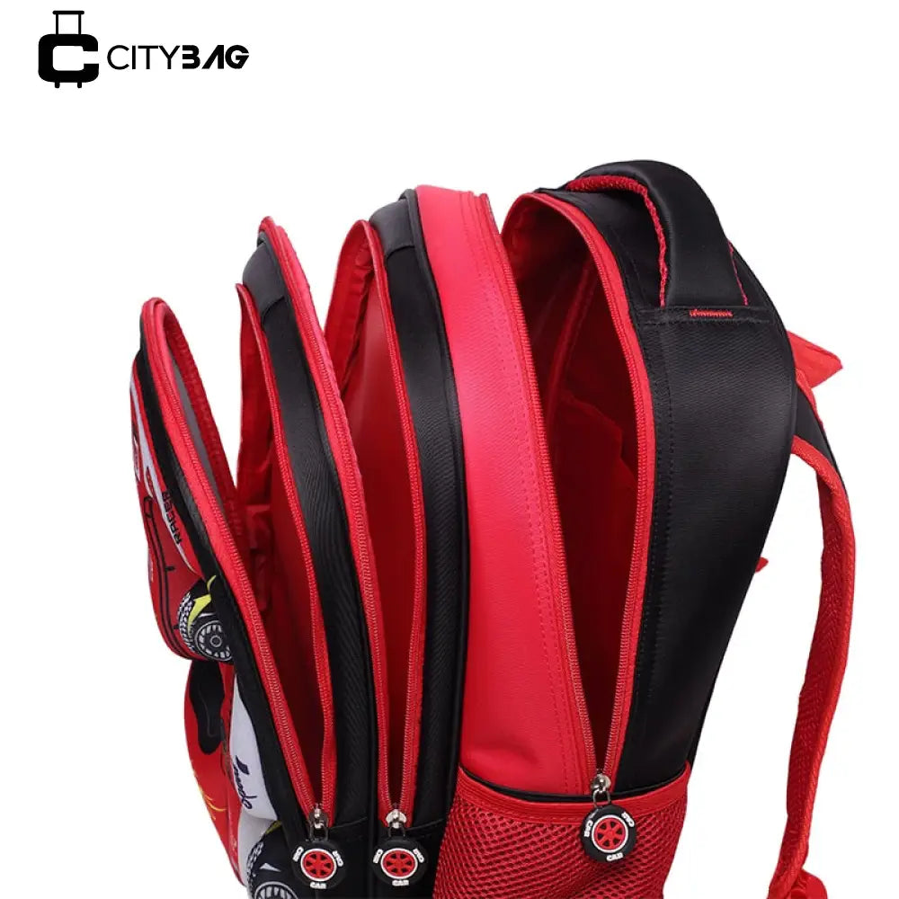 Mochila Escolar De Carro 3D - Impermeável