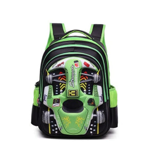 Mochila Escolar De Carro 3D - Impermeável Verde G