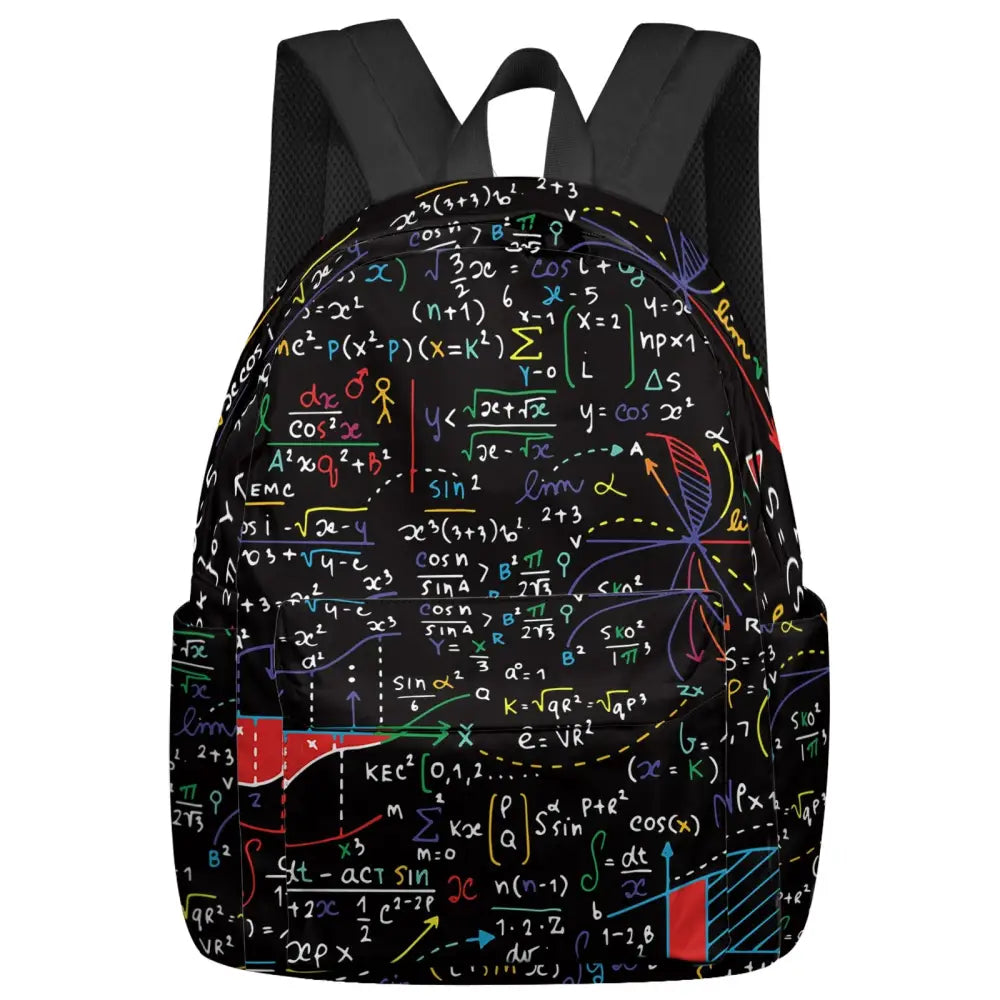 Mochila Escolar de Fórmula Matemática