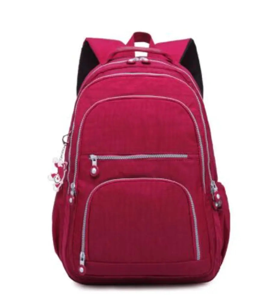 Mochila Escolar Feminina Com Várias Divisórias
