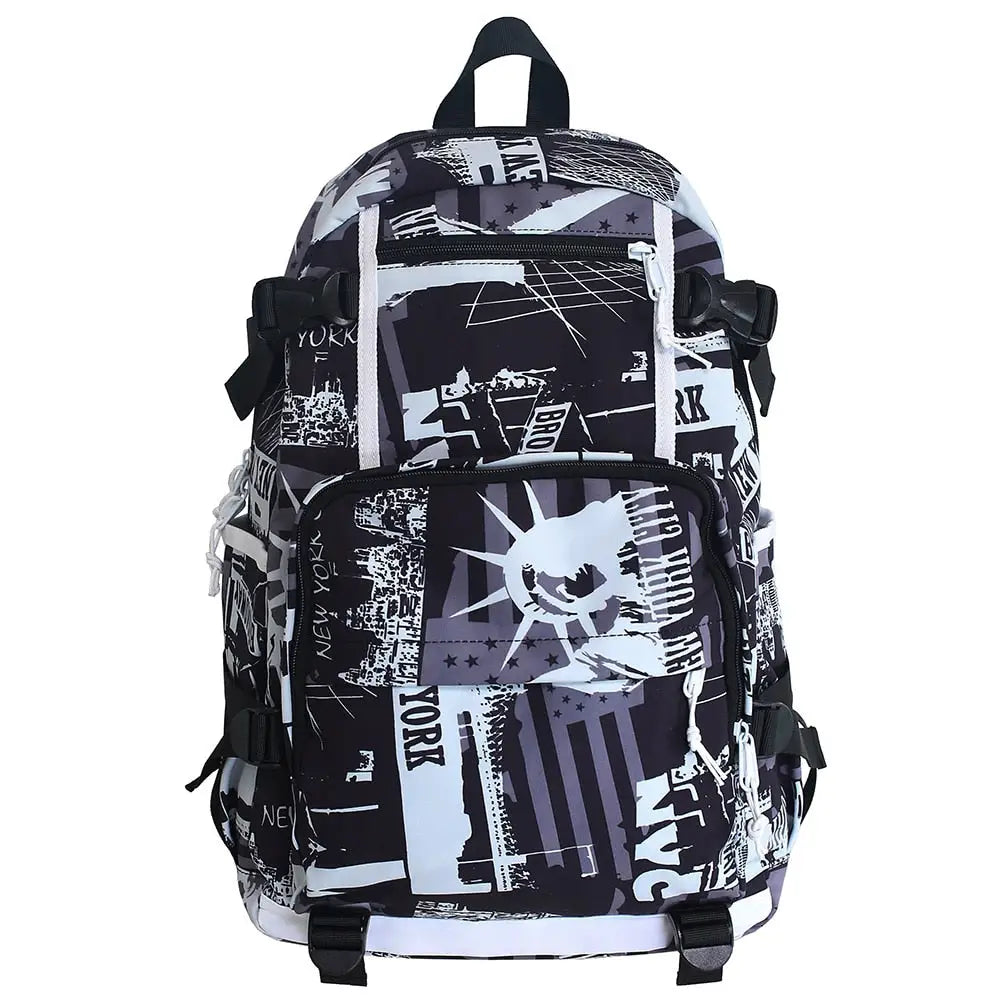 Mochila Escolar Funcional Impressão de Grafite - CityBag
