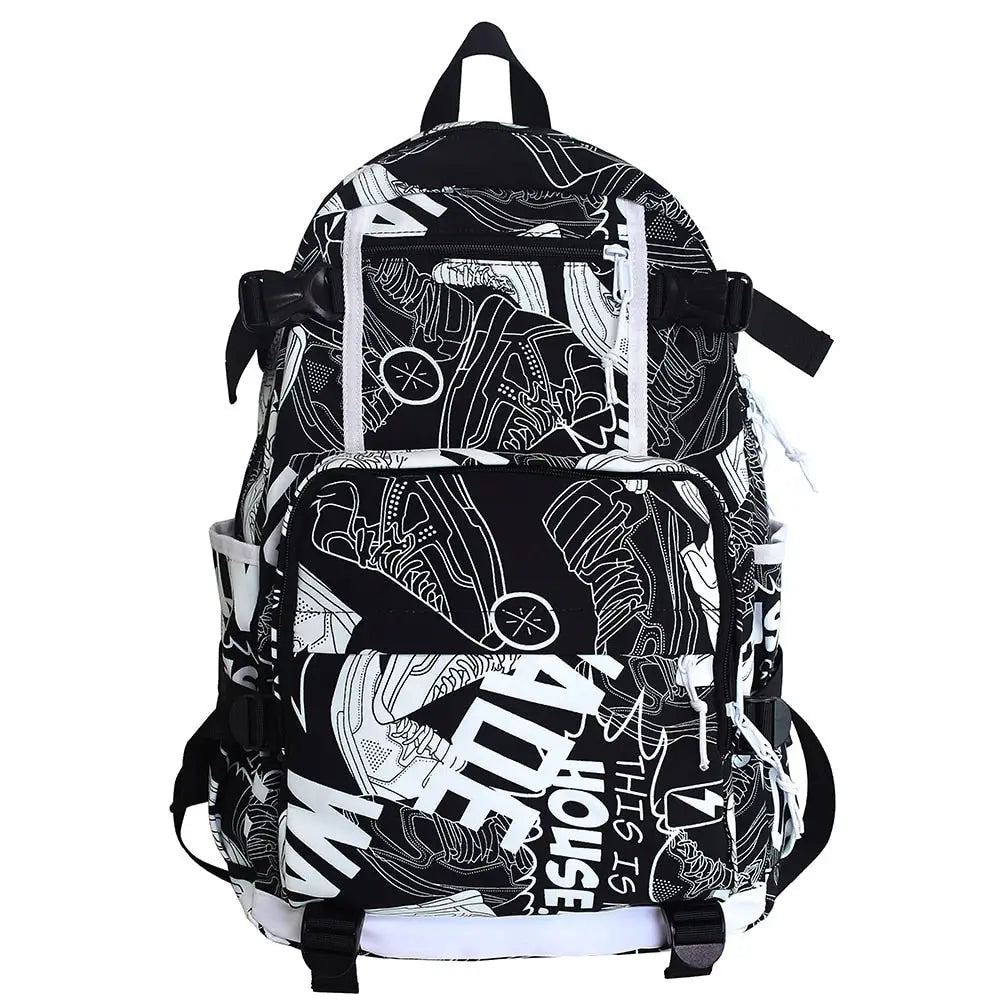 Mochila Escolar Funcional Impressão de Grafite - CityBag
