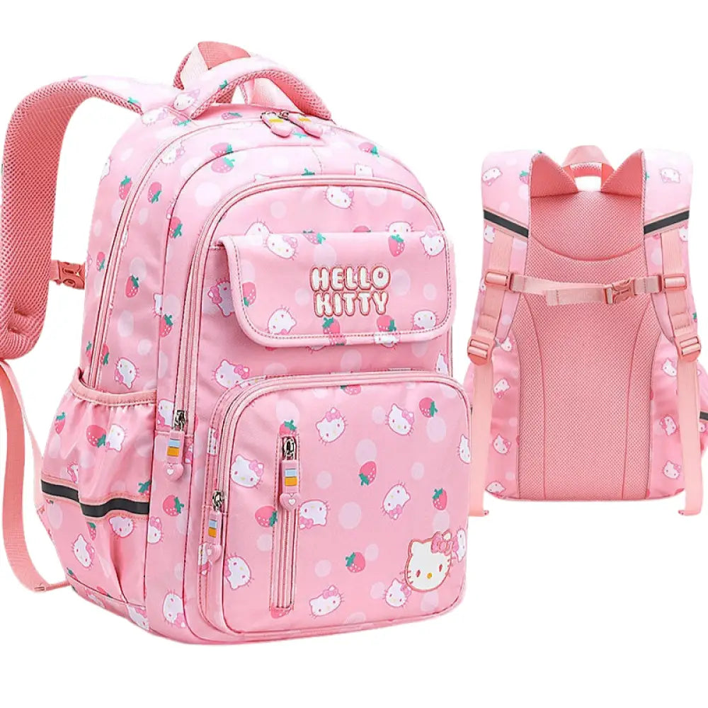 Mochila Escolar Hello Kitty para Meninas