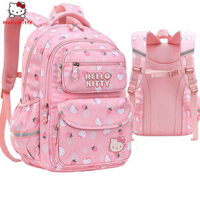 Mochila Escolar Hello Kitty para Meninas