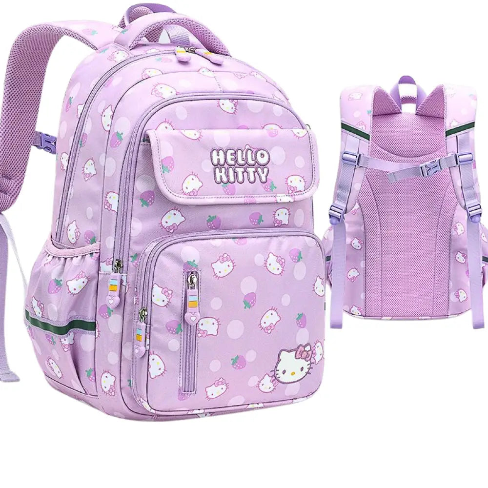 Mochila Escolar Hello Kitty para Meninas
