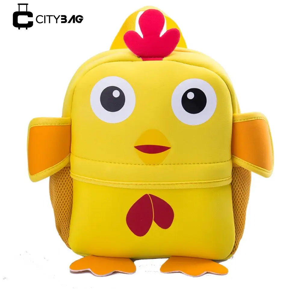 Mochila Escolar Infantil - Bichinhos  3D