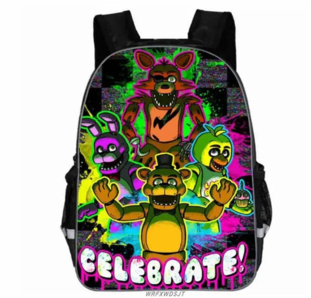 Mochila Escolar Infantil Five Nights at Freddy's