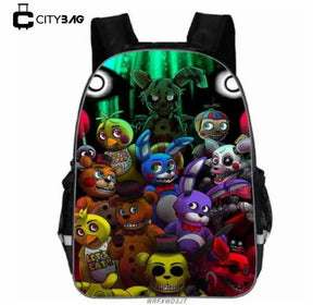 Mochila Escolar Infantil Five Nights at Freddy's