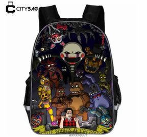 Mochila Escolar Infantil Five Nights at Freddy's