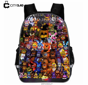 Mochila Escolar Infantil Five Nights at Freddy's