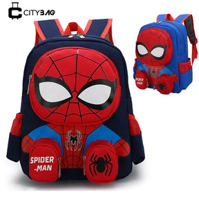Mochila Escolar Infantil Homem-Aranha 3D