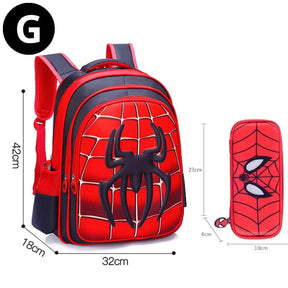 Mochila Escolar Infantil Homem Aranha 3D