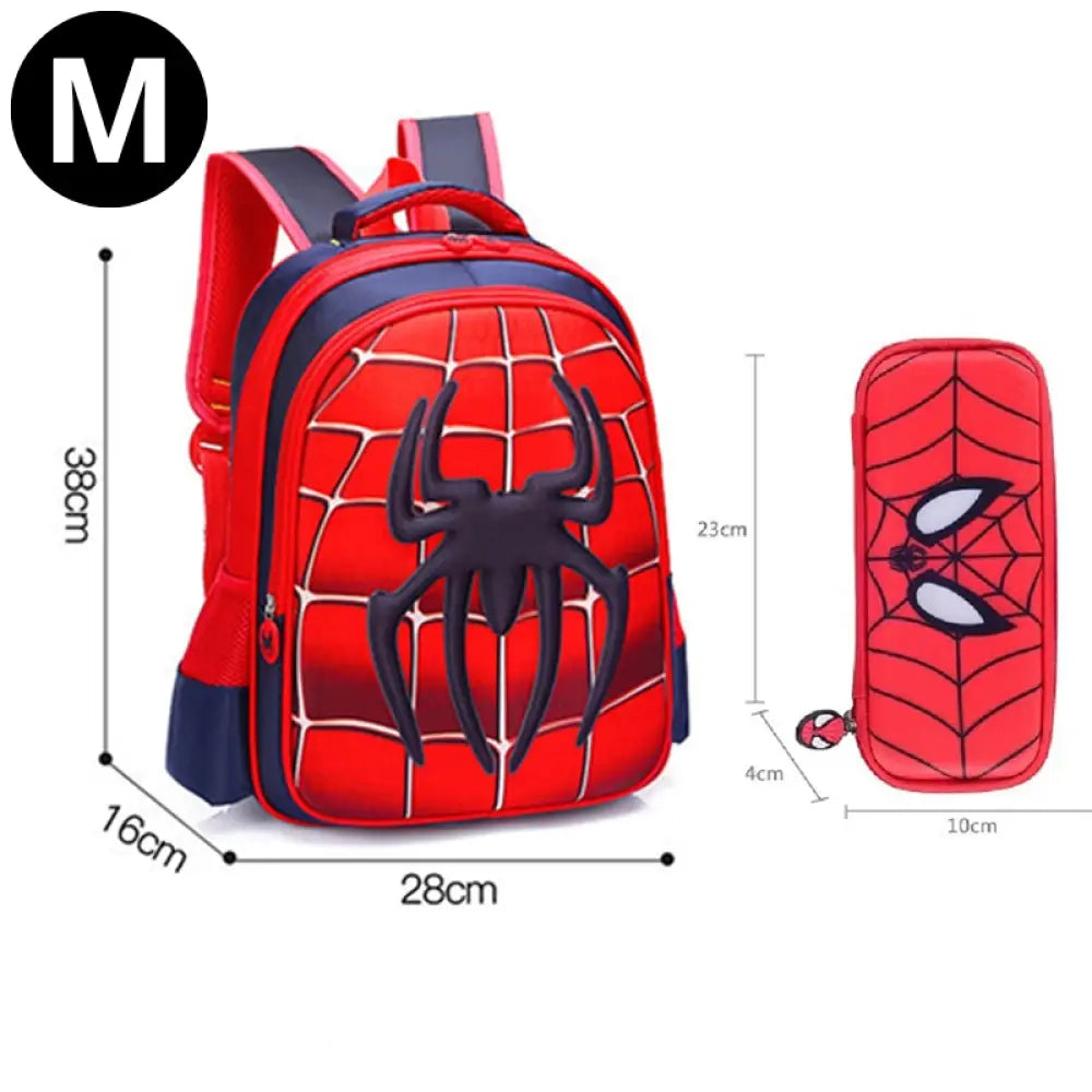 Mochila Escolar Infantil Homem Aranha 3D