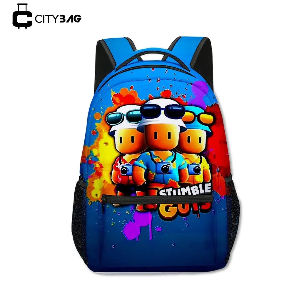 Mochila Escolar Infantil Stumble Guys