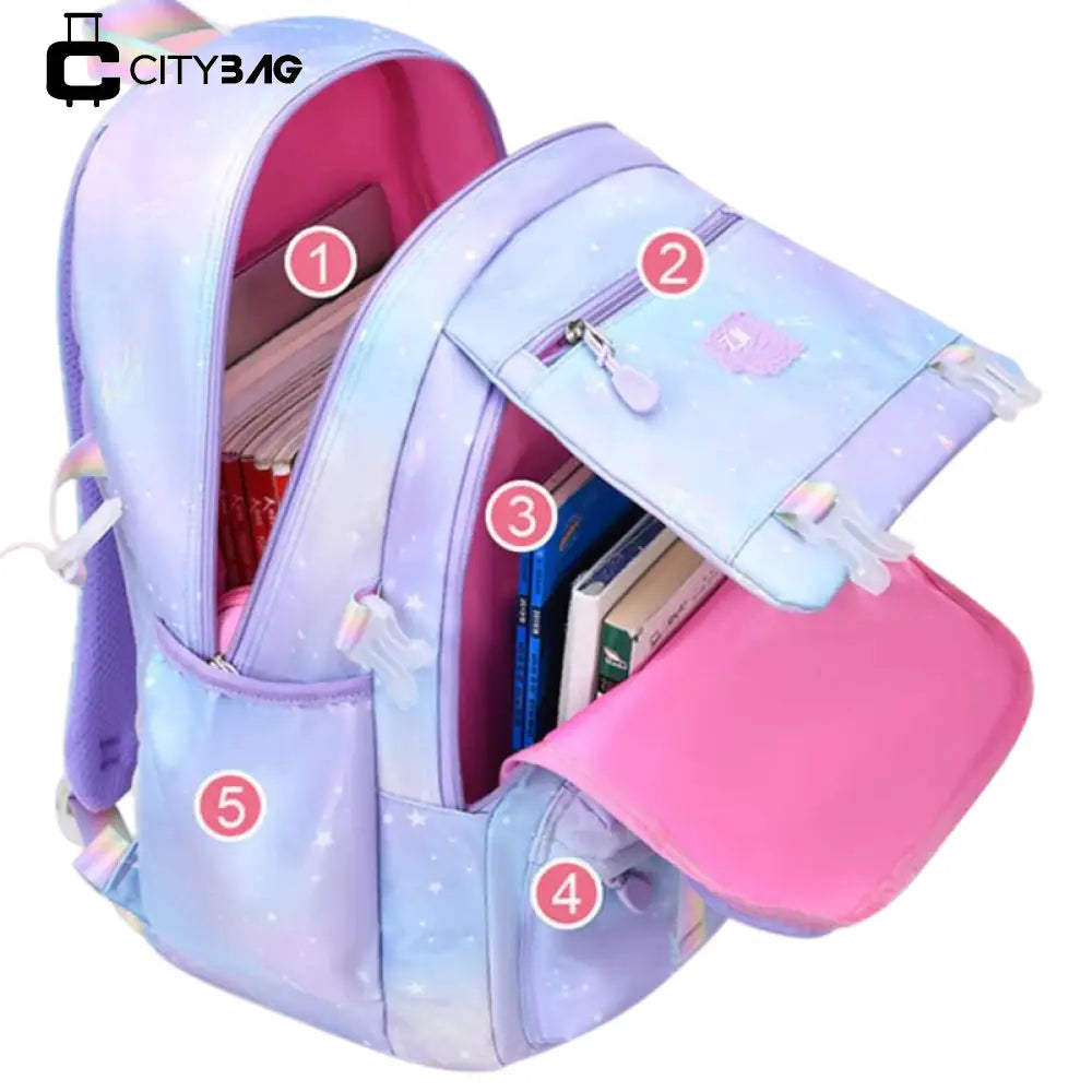 Mochila Escolar para Menina - Estilo Coreana