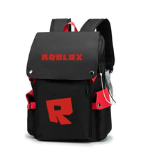 Mochila Escolar Roblox com Entrada de Fones de Ouvido e USB