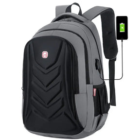 Mochila Escolar Masculina Grande com Porta USB e Fone - CityBag