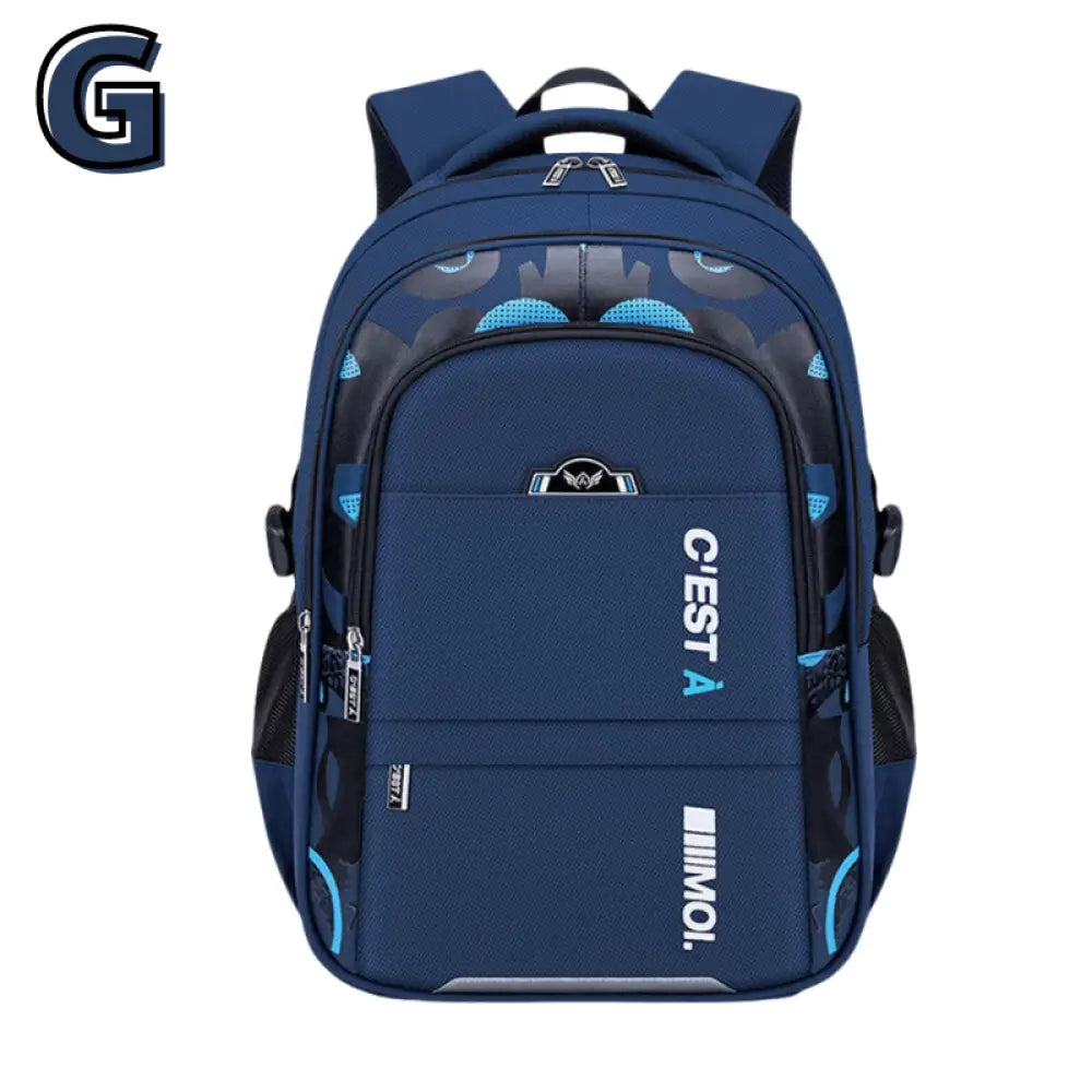 Mochila Masculina Impermeável E Multifuncional - Citybag Azul Grande
