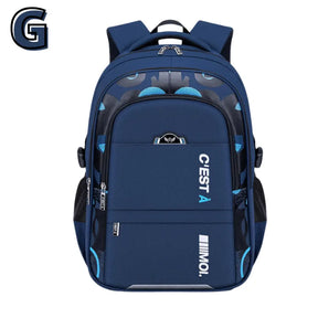 Mochila Masculina Impermeável E Multifuncional - Citybag Azul Grande