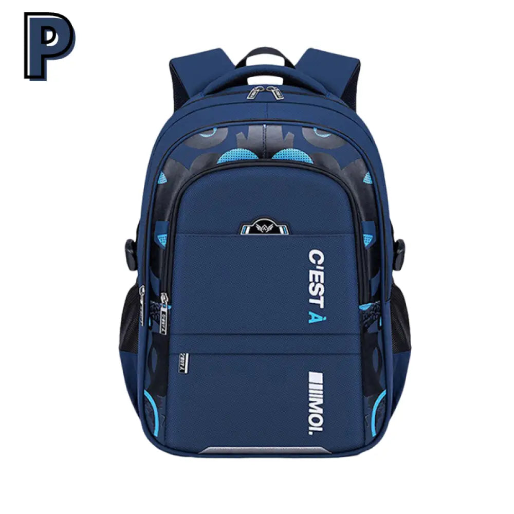 Mochila Masculina Impermeável E Multifuncional - Citybag Azul Pequena
