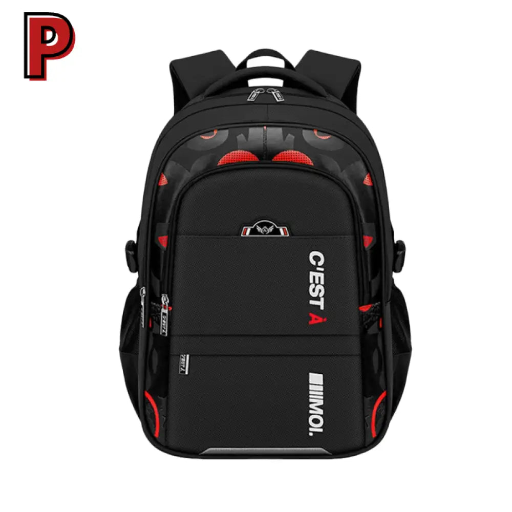 Mochila Masculina Impermeável E Multifuncional - Citybag Vermelha Pequena