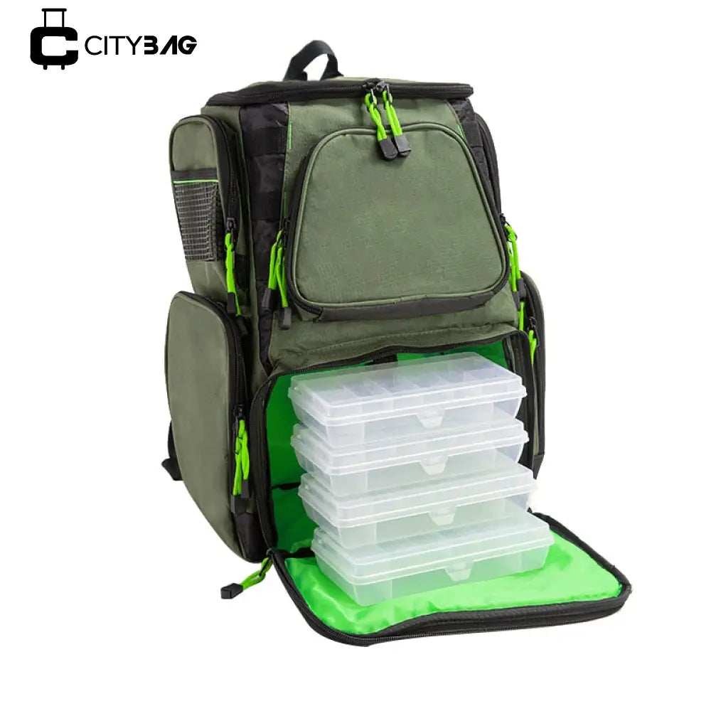 Mochila para Pesca com Grande Armazenamento
