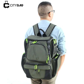 Mochila para Pesca com Grande Armazenamento