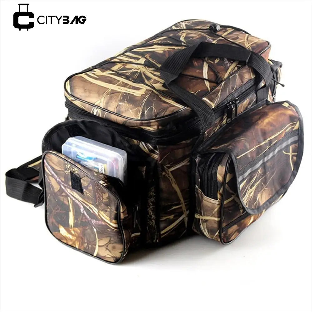 Mochila para Pesca com vários Bolsos - Impermeável 