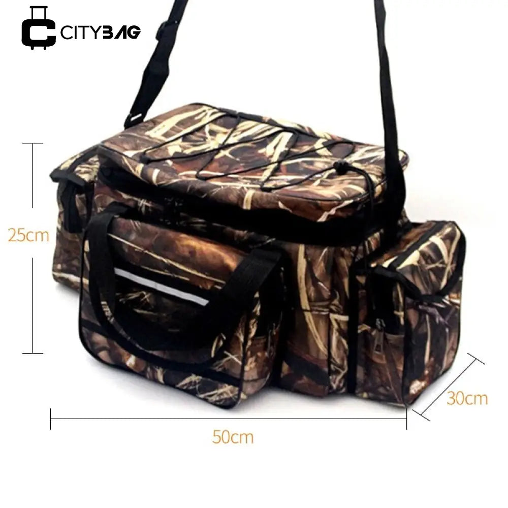 Mochila para Pesca com vários Bolsos - Impermeável 