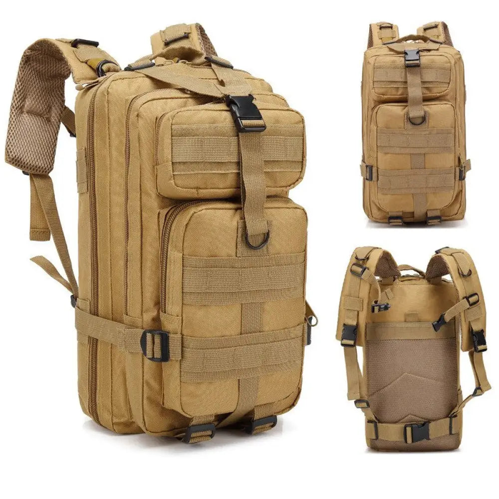 Mochila Tática Militar Para Viagem 30L Amarela