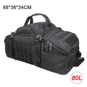 Mochila Tática Militar para Viagem ou Acampamento com 40L - 60L - 80L