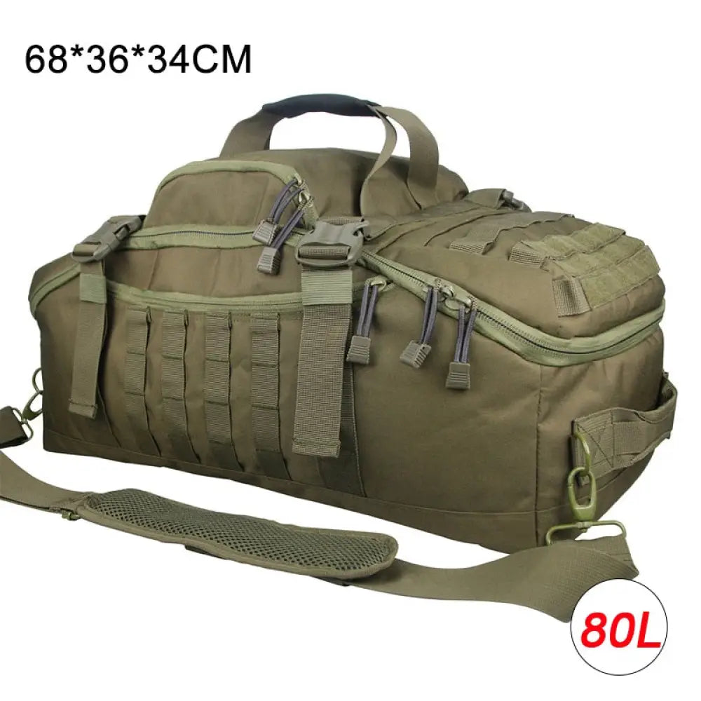 Mochila Tática Militar para Viagem ou Acampamento com 40L - 60L - 80L