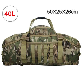 Mochila Tática Militar para Viagem ou Acampamento com 40L - 60L - 80L