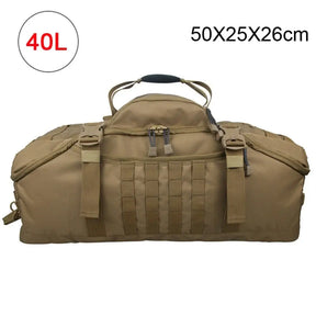 Mochila Tática Militar para Viagem ou Acampamento com 40L - 60L - 80L