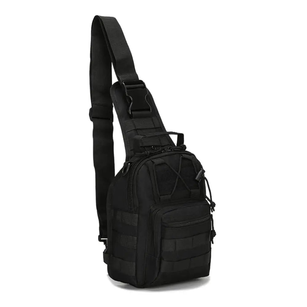 Mochila Transversal de Ombro/ Peito Tática - Esportiva