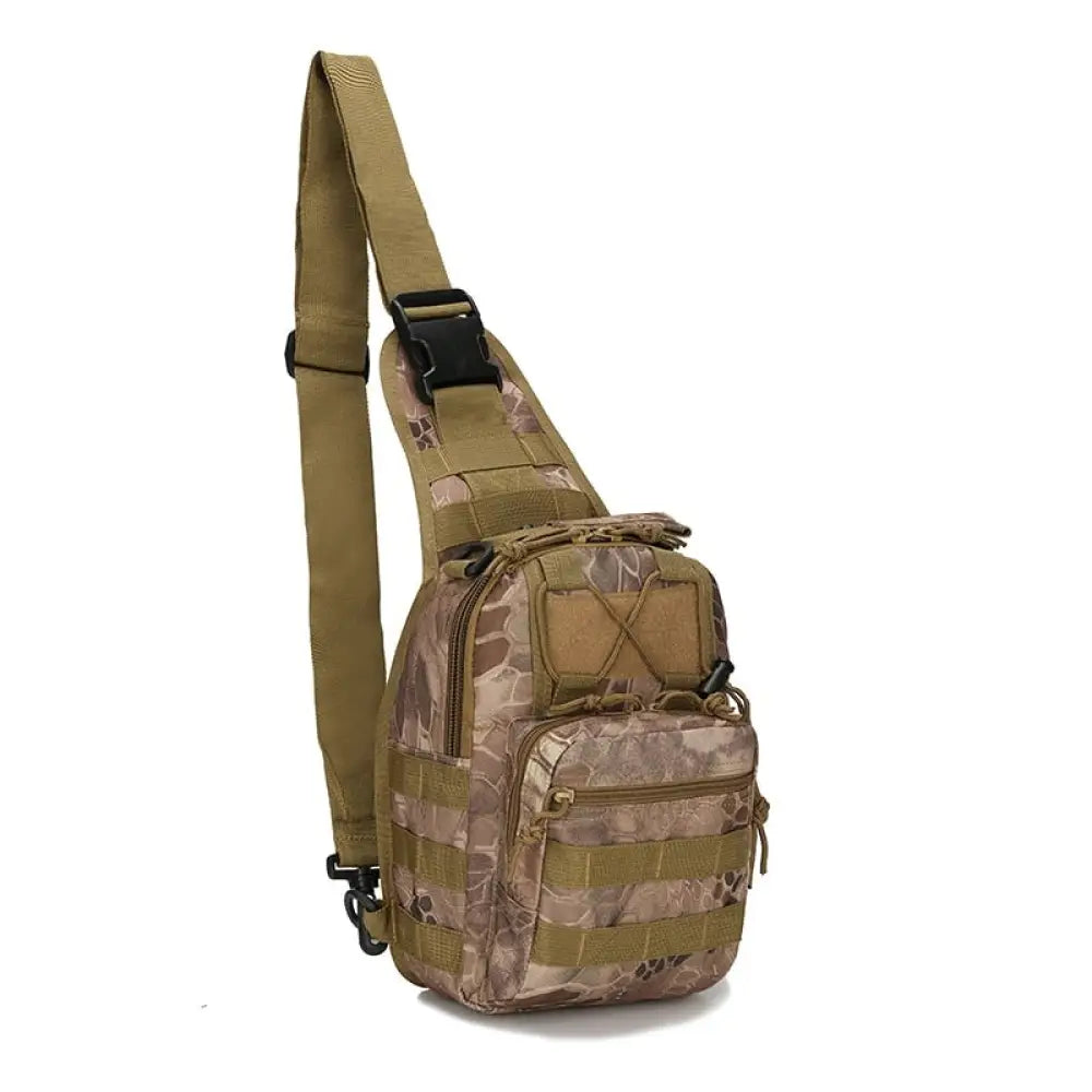 Mochila Transversal de Ombro/ Peito Tática - Esportiva