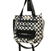 Mochila/Bolsa Escolar Feminina Xadrez