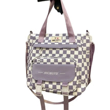 Mochila/Bolsa Escolar Feminina Xadrez
