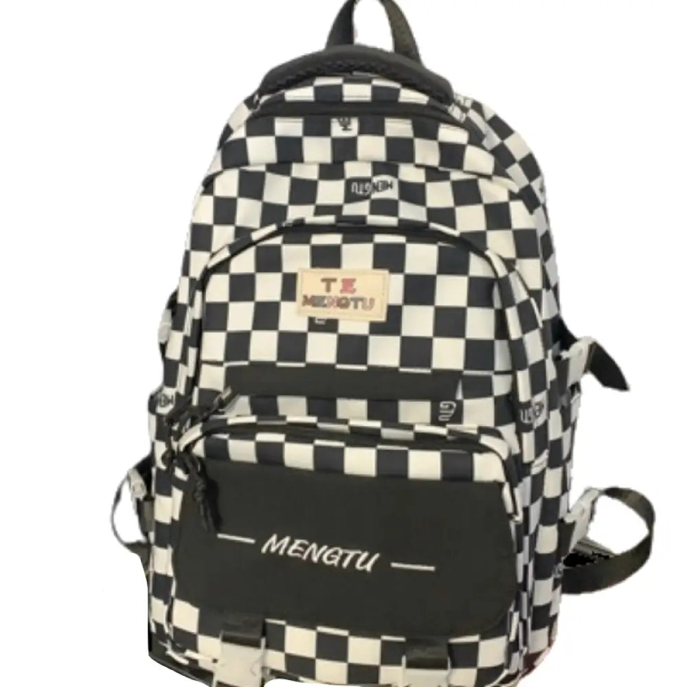 Mochila/Bolsa Escolar Feminina Xadrez