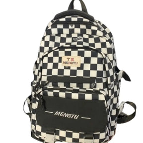 Mochila/Bolsa Escolar Feminina Xadrez