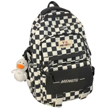 Mochila/Bolsa Escolar Feminina Xadrez