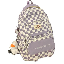 Mochila/Bolsa Escolar Feminina Xadrez